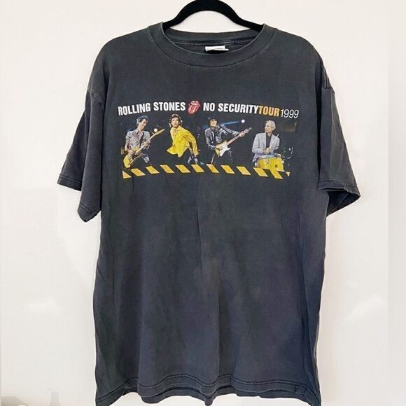 Vintage 1999 Rolling Stones No Security Tour XL - Picture 1 of 6